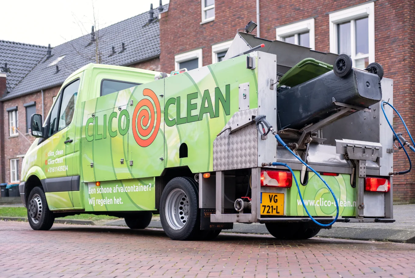 Zakelijke containerreiniging bij Clico Clean